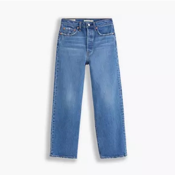 RIBCAGE STRAIGHT ANKLE WOMEN'S JEANS, sz 30 - Picture 8 of 10